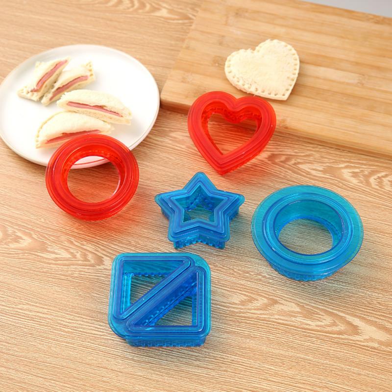 Kitchen Lunch DIY Sandwiches Cutter Mould Cake Tools Food Cookie Cutter Die Bread Biscuits Mold Kids Lunch Maker Cute Shape