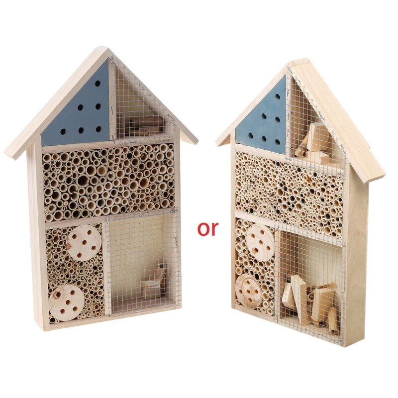 Maison d'insectes en bois hôtel abeille ruche Habitat pour coccinelles coccinelles lacewings