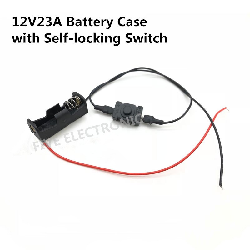 12 v 24v 23a holder til batterikasse med selvlåsende kontakt, ledningsførbar bærbar strømboks til ledstrimmel