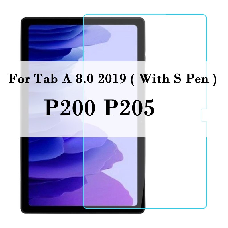 9H Tempered Glass For Samsung Galaxy Tab A 10.1 S6 Lite 10.4 S7 S5E S4 Screen Protector For Samsung Galaxy Tab A 8.0: A 8.0 2019 S Pen