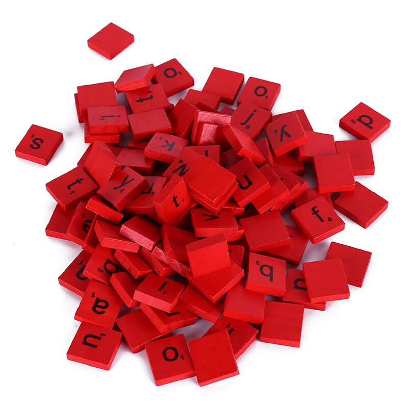100 st/set inlärningsleksak spacer träpärlor kub alfabetet bokstavsarmband smycken gör diy-set