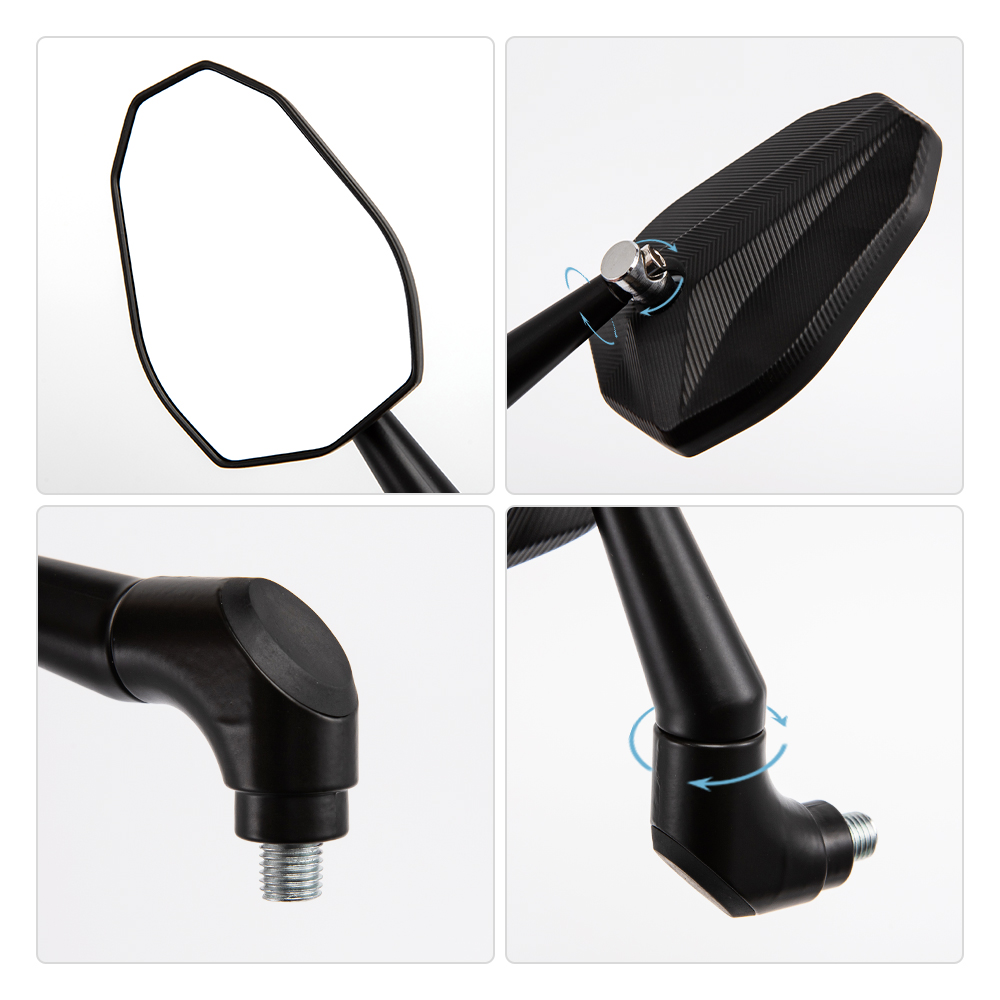 For Trident 660 Motorcycle Rearview Mirror For Street Triple 765 R RS Street Twin Scrambler 1200 XC XE 900 Side Mirrors
