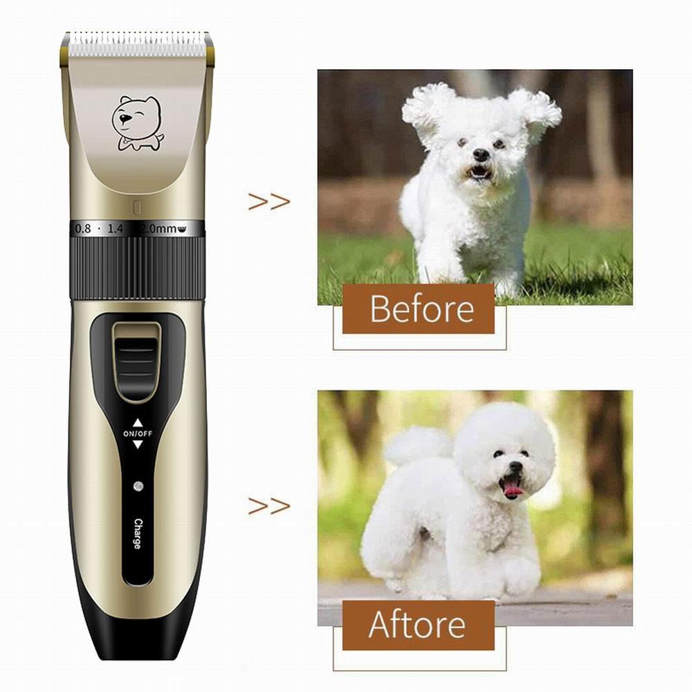 Professionele Hond Haar Trimmer Lichtgewicht Pet Mini Tondeuse Dierlijke Grooming Tondeuse Kat Hond Cutter Elektrische Machine