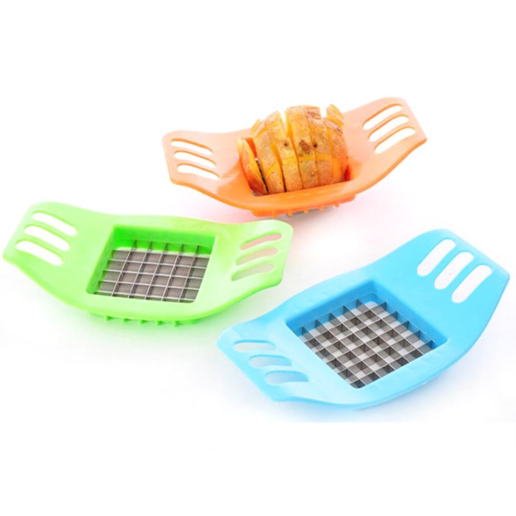 Aardappel Chip Snijder Rvs Cutter Groente Franse Bak Chopper Chips Maken Tool Keuken Gadgets Accessoires