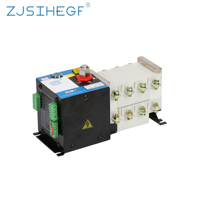 Dual Power Automatic Transfer Switch 4P 100A 3 Phases PC Grade 380v Circuit Breaker Isolation Type ATS