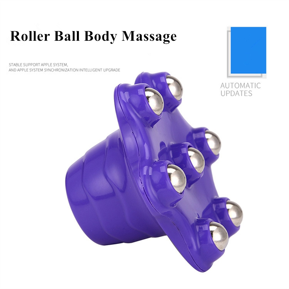 Mini handheld rolo bola corpo massageador muscular relaxar alívio da dor anti celulite ferramenta para o pescoço de volta ombro nádegas cuidados saúde