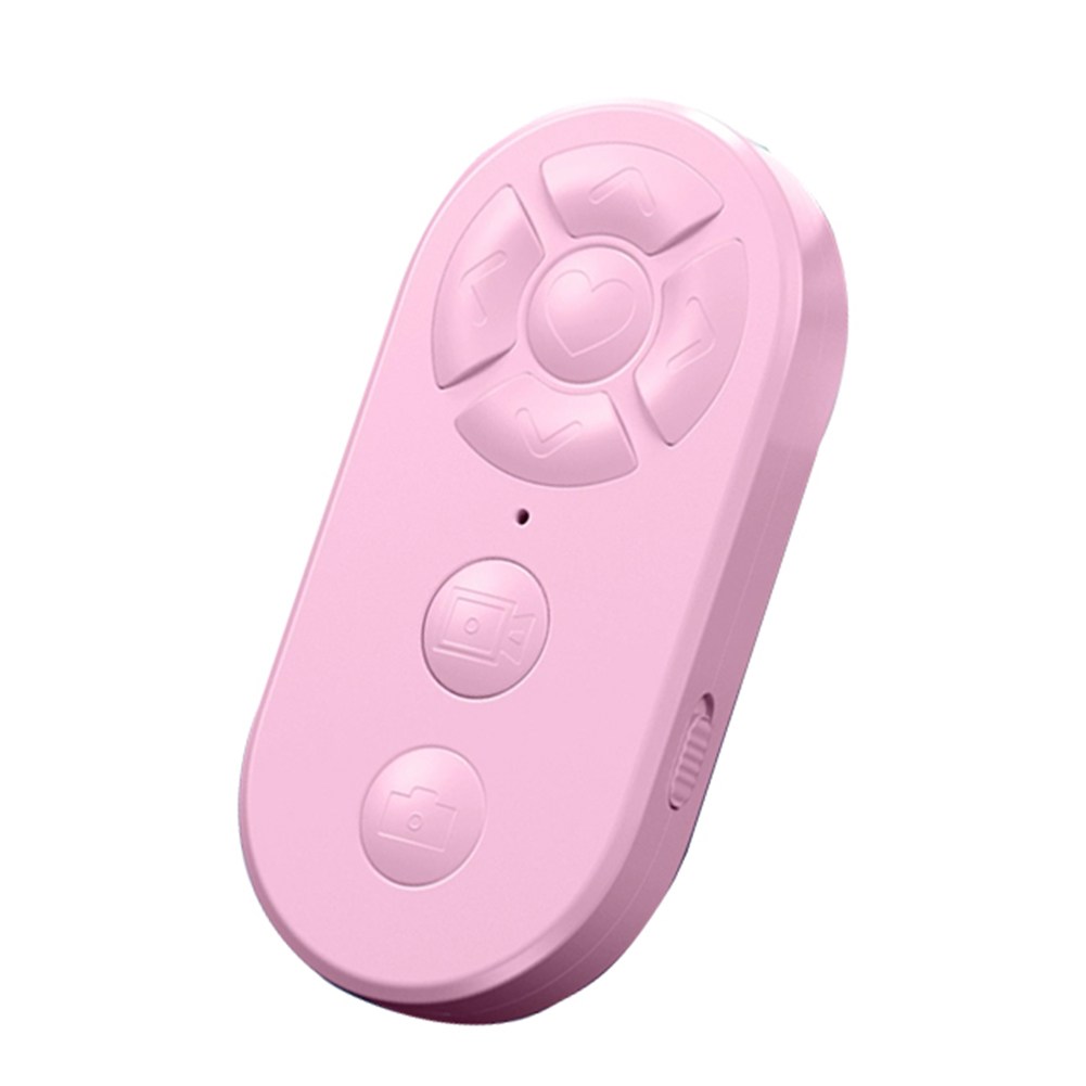 Draadloze Bluetooth Mobiele Selfie Luie Instant Muziek Video Afstandsbediening Mobiele Telefoon Bluetooth Controller Voor Apple: YELLOW