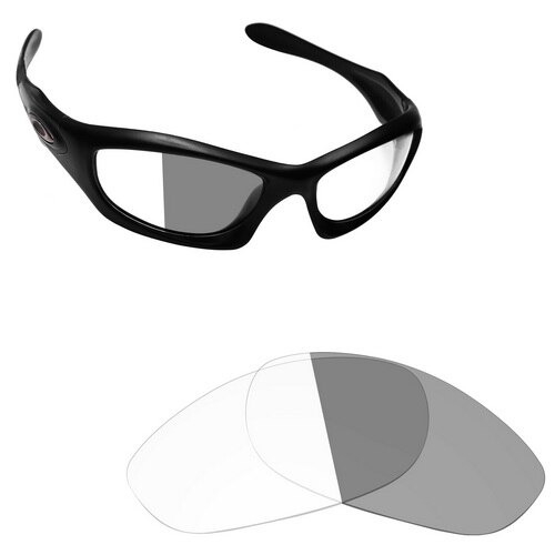 ToughAsNails Gepolariseerde Vervanging Lenzen voor Oakley Monster Dog Frame-Rassen: Photochromic Clear