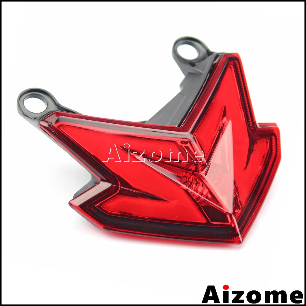 Luz LED trasera integrada para motocicleta, lámpara de parada roja, intermitentes, para Kawasaki Z800 Ninja ZX6R 636