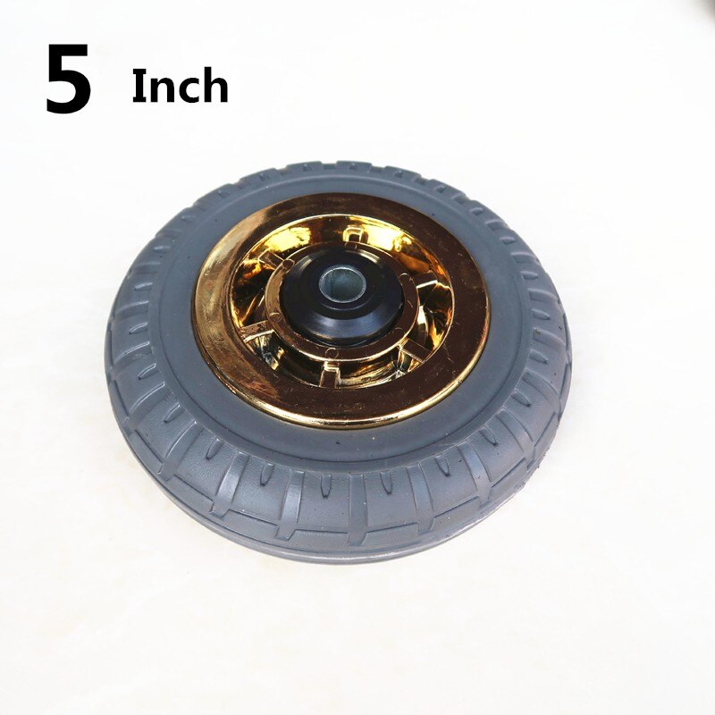 1 Pc 4 Inch Caster Enkel Wiel Medium Phnom Penh Fiberhome Rubber Slijtvast Trolley Platte Auto