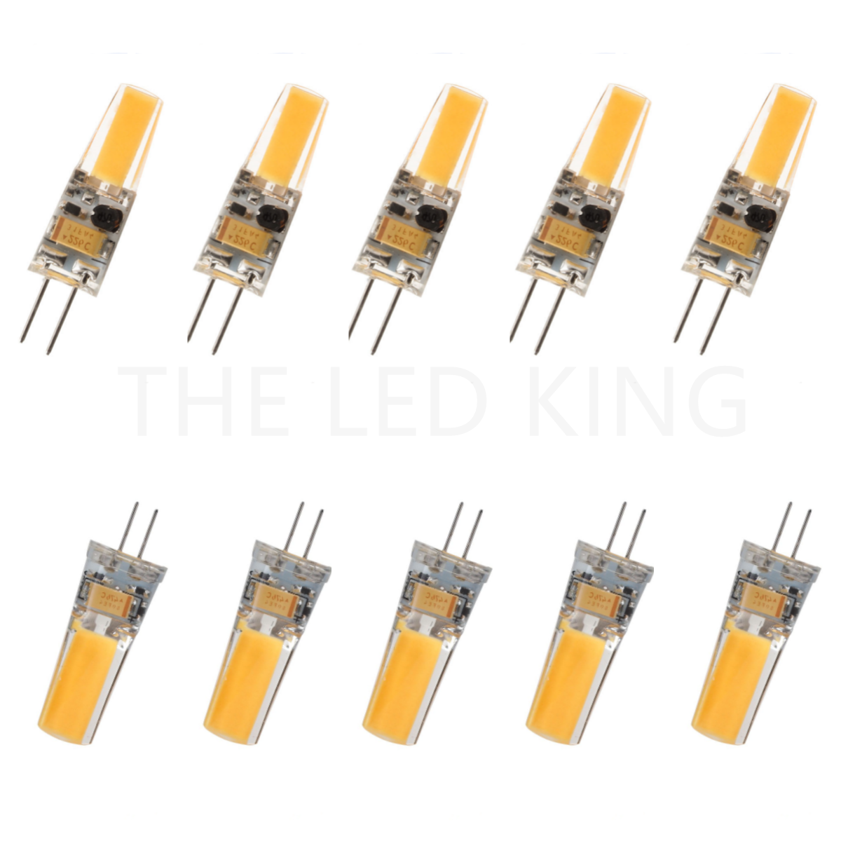 10Pcs Dimmable G4 LED Lamp COB LED Bulb 6W DC AC 12V 220V LED G4 Light 360 Beam Angle Chandelier Light Replace 40W Halogen Lamps