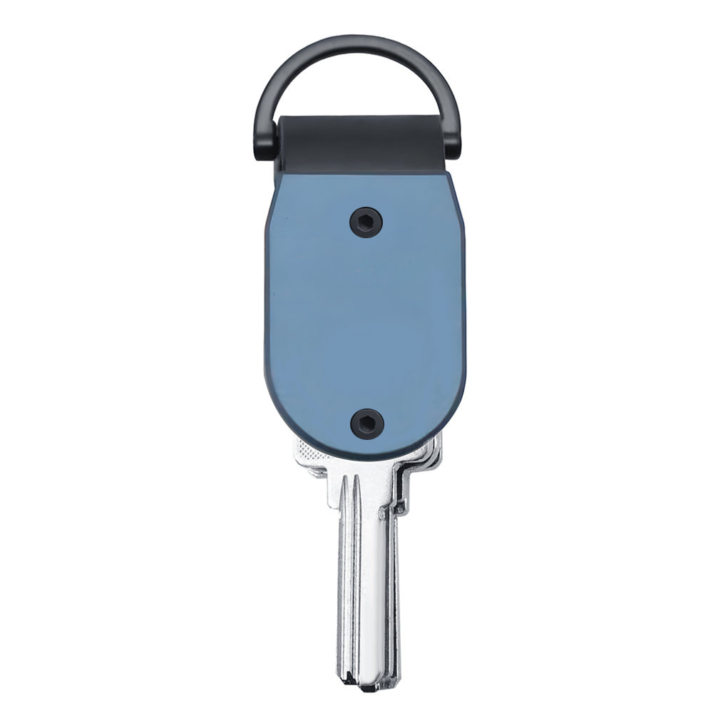 KeySmart Mini Key' Organizer Schlüsselanhängerhalter – kompakter Schlüsselhalter für Schlüsselanhänger, Schlüsselanhänger, Schlüsselhalter, Schlüsselanhänger zum Befestigen von 2–6: Blau