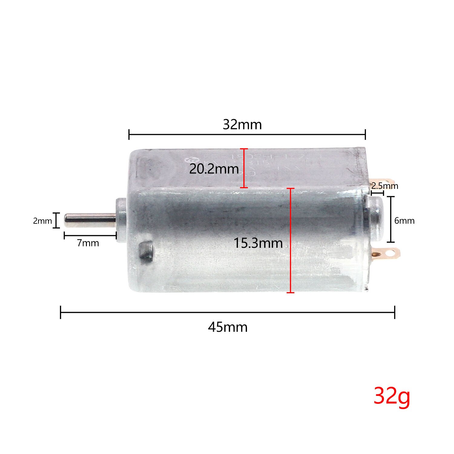 Original Mabuchi 180 micro DC motor FF-180SH-13250 4.2V 5V 6V 9V 12V precious metal brush electric .motor Trimmer