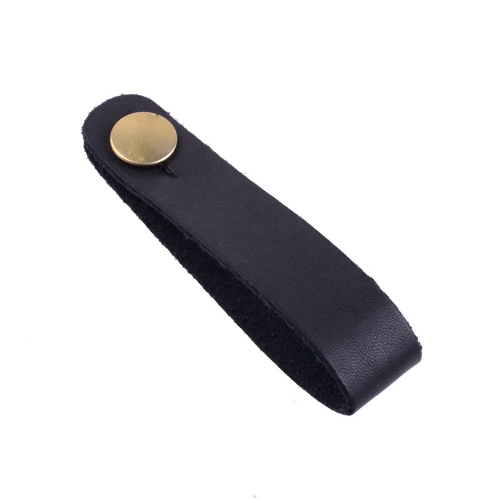 Black Leather Guitar Strap Holder Button Safe Lock for Acoustic Electric Classic Guitar Bass Accessories Guitar Neck Strap: Black