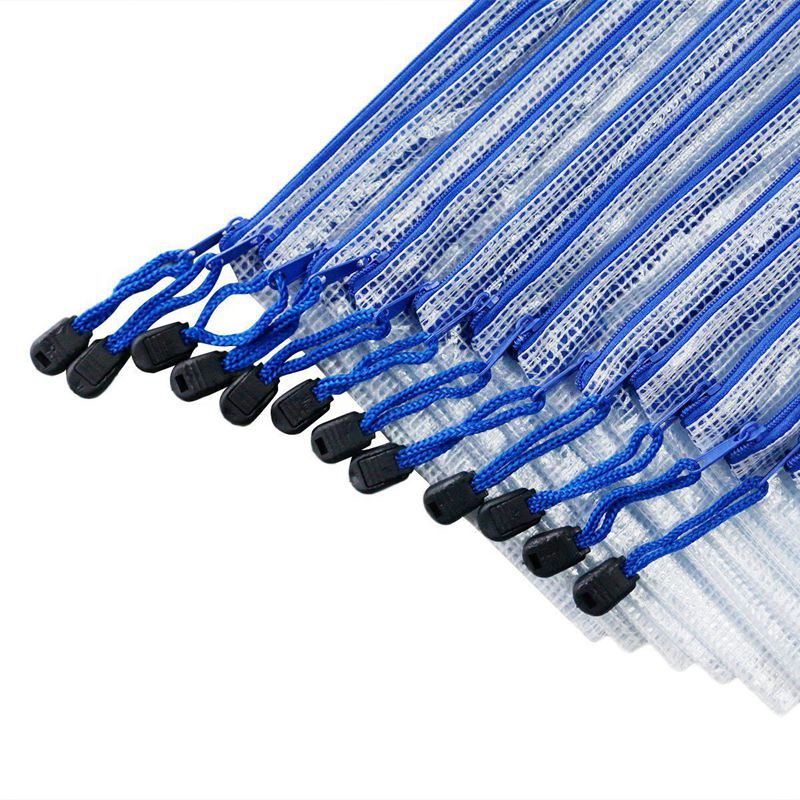 A4 Plastic File Document Folders Bags with Zipper