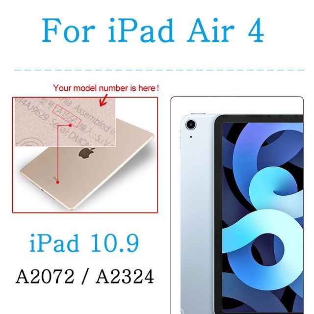 Clear Case For ipad pro 11 7th 8th 9th 10.2 generation 10’2 mini 6 5 9.7 air 1 3 10.5 Air 4 10.9 case cover funda