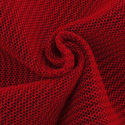 1 Meter Spacer Mesh Fabrics For Shoes Bags PET Hygrolon Thick Breathable 150cm Wide 3mm Thickness: Red