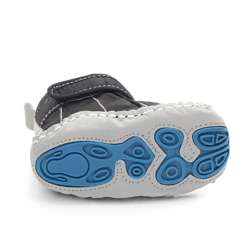 Botas de nieve infantil para bebés, botines cálidos, Color negro