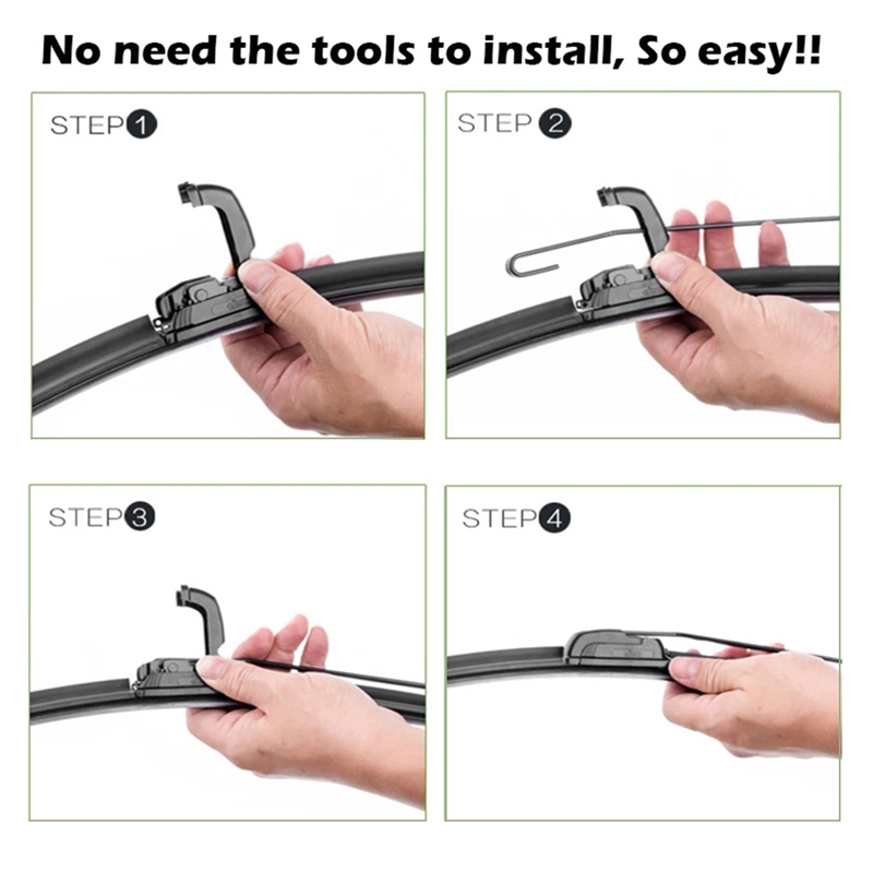 Car Front Windshield Wiper Front Wiper Strip Car Accessories for Nissan Patrol Y61 1997 -