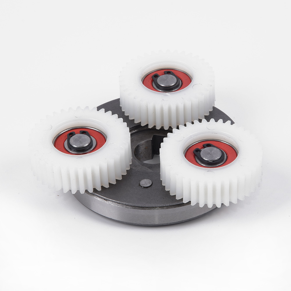 Versnellingskoppelingsset, 36T Nylon Tandwielen voor Elektrische Fietsen en 70 Mm Koppelingsset voor 250W 350W Middenaandrijfmotor Fietsen En Reserveonderdelen