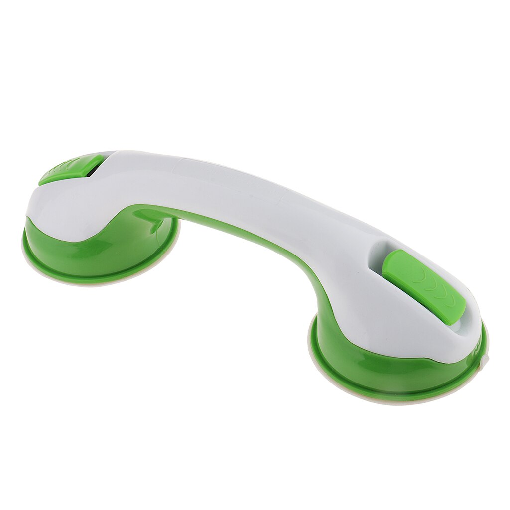 Suction Helping Handle Safety Grab Bar Handrail For Bathroom Shower: Green