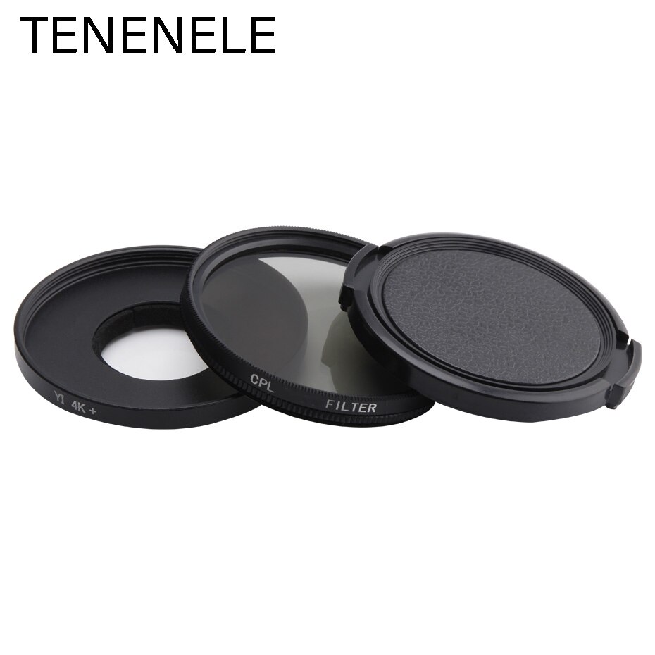 TENENELE For Yi 4K Lite Action Camera Filter CPL/UV/ND2 4 8 12.5X Macro Lens Filters Kit For Xiaomi Yi 4K+ Plus Camera Accessory: CPL