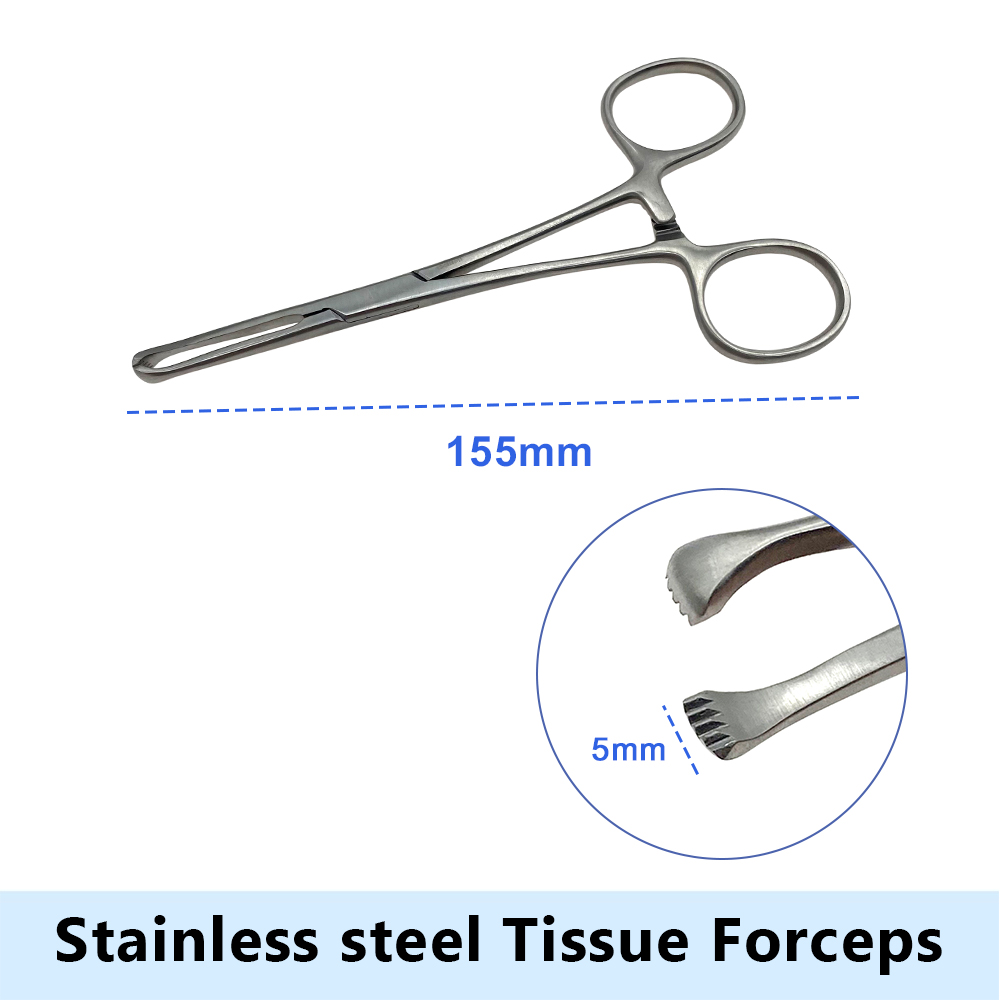 Pinzas de tejido Alice, pinzas uterinas, pinzas cervicales, instrumentos quirúrgicos ortopédicos