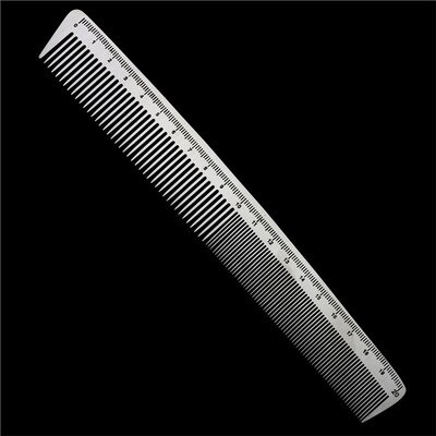 Titanium steel comb ultra-thin metal hair cutting comb hairdressing steel comb flat hair comb beauty salon stylist: S-03