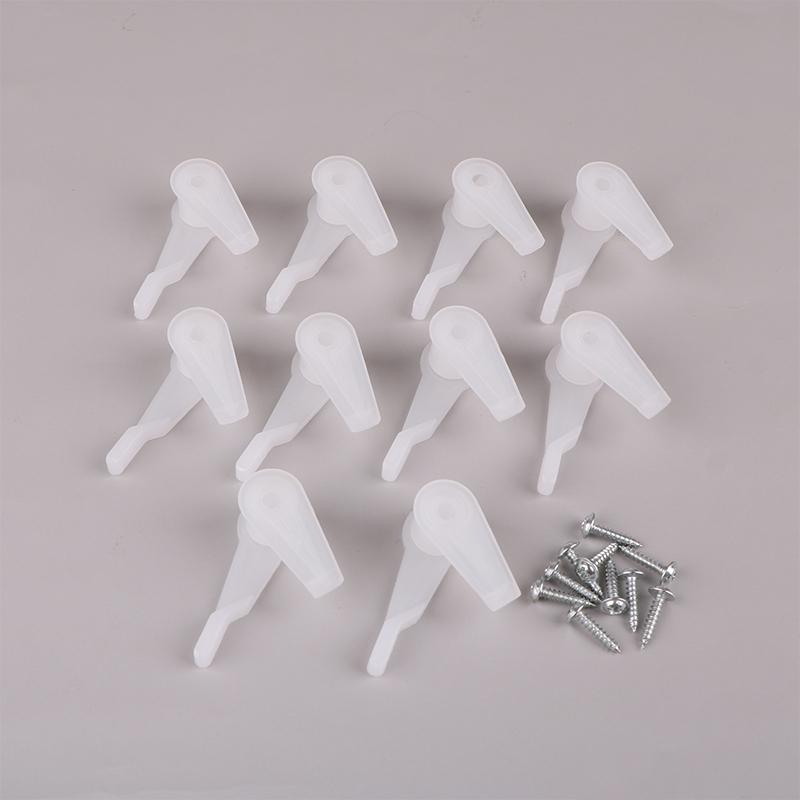 Plafondlamp Clip Klemmen Met Schroeven Lampenkap Vaste Klem Plastic Gesp Voor Led Armatuur Plafondlamp Led Verlichting Accessoires: Licht Geel