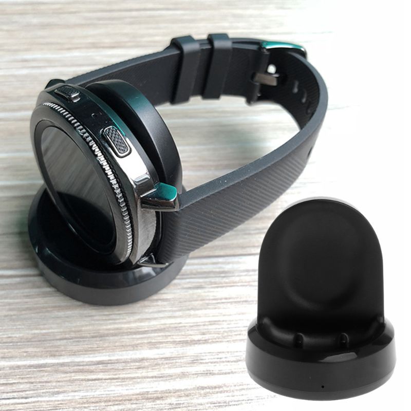 1PC Drahtlose ladegerät Smart Uhr Lade Dock Ladestation Für Samsung galaxy watch 46/42mm Getriebe S3 S2 sport