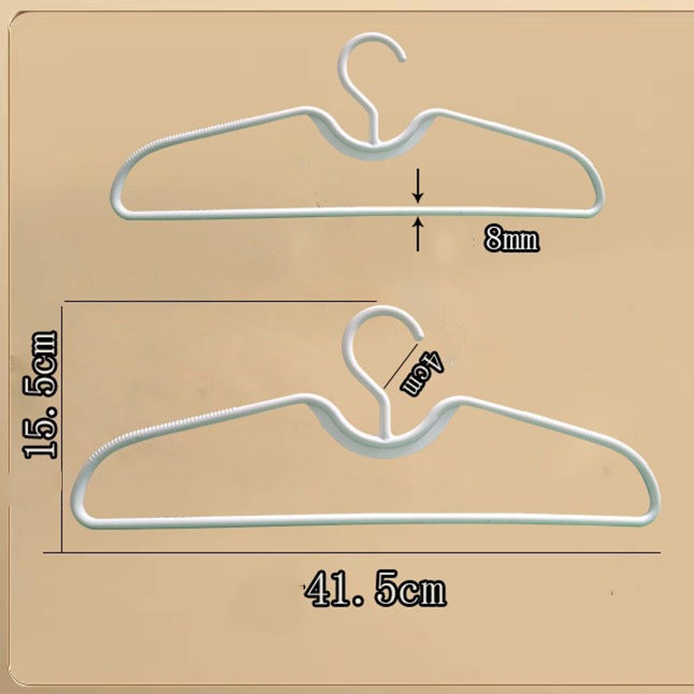5/10/20pcs Coat Hanger Short Neck Hangers Anti-slip Clothes Hanger Short Neck Space Space-saving Plastic Clothes Hangers White