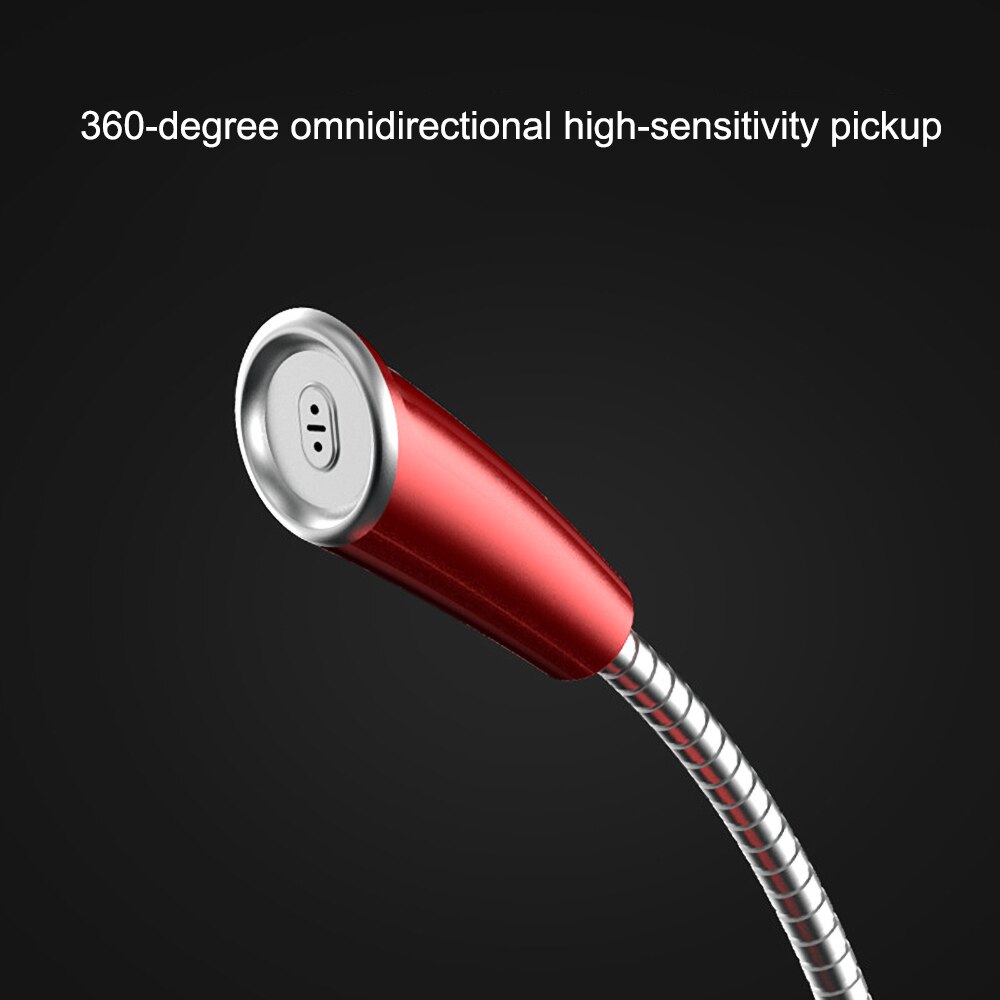 Computer 3.5mm USB Microphone 360° adjustable Studio Speech Microphone Gaming Chatting for Desktop PC Laptop USB Microphone