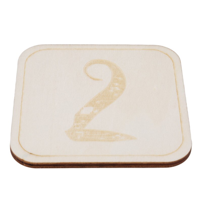 Baby Monthly Milestone Discs，Wooden Baby Markers，Engraved wooden monthly milestone plaques: 2