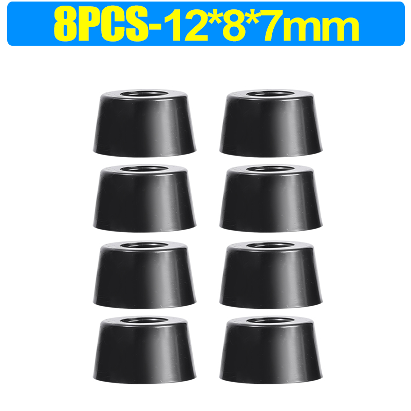 Almohadillas de goma protectores de suelo, tabla de cortar antideslizante, junta de parachoques para muebles, cubierta de pata de silla y mesa, alfombrilla de Hardware para muebles, 8/80 Uds.: Verde militar