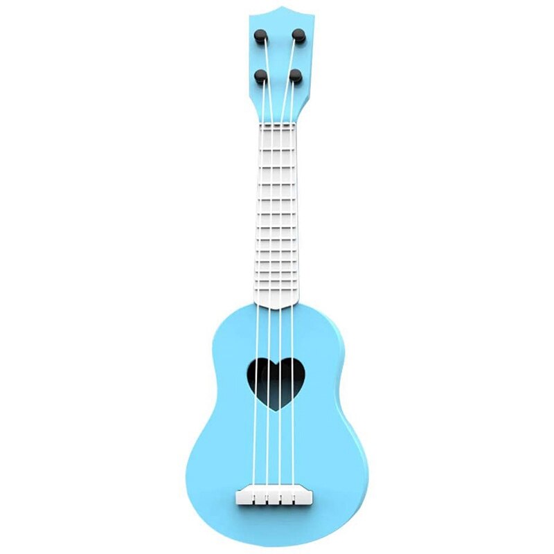 -Ukulele Toy Ukulele for Beginners Ukulele Guitar for Kids Educational Musical Instrument Toy Mini Cute Ukulele: Blue