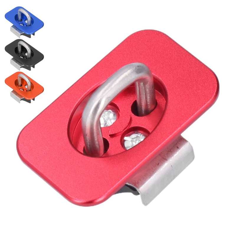 Truck Bed Top Side Ring Anticorrosion Wearproof Stainless Steel Removable Retractable Bull Ring Flush for Pickup Replacement for