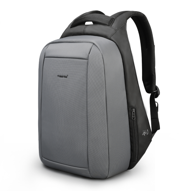 Tigernu Verborgen Anti Diefstal Rits 15.6 Inch Mannen School Laptop Rugzakken Waterafstotend Reizen 20L Multi Usb Charger Man Mochila: Dark Grey