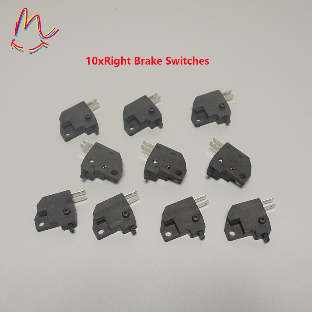 10pcs Hydraulic Brake light switch Scooter Rear LEFT Right Brake Switch 125cc 150cc GY6 Chinese Moped ATV Go-Kart Dirt Bike