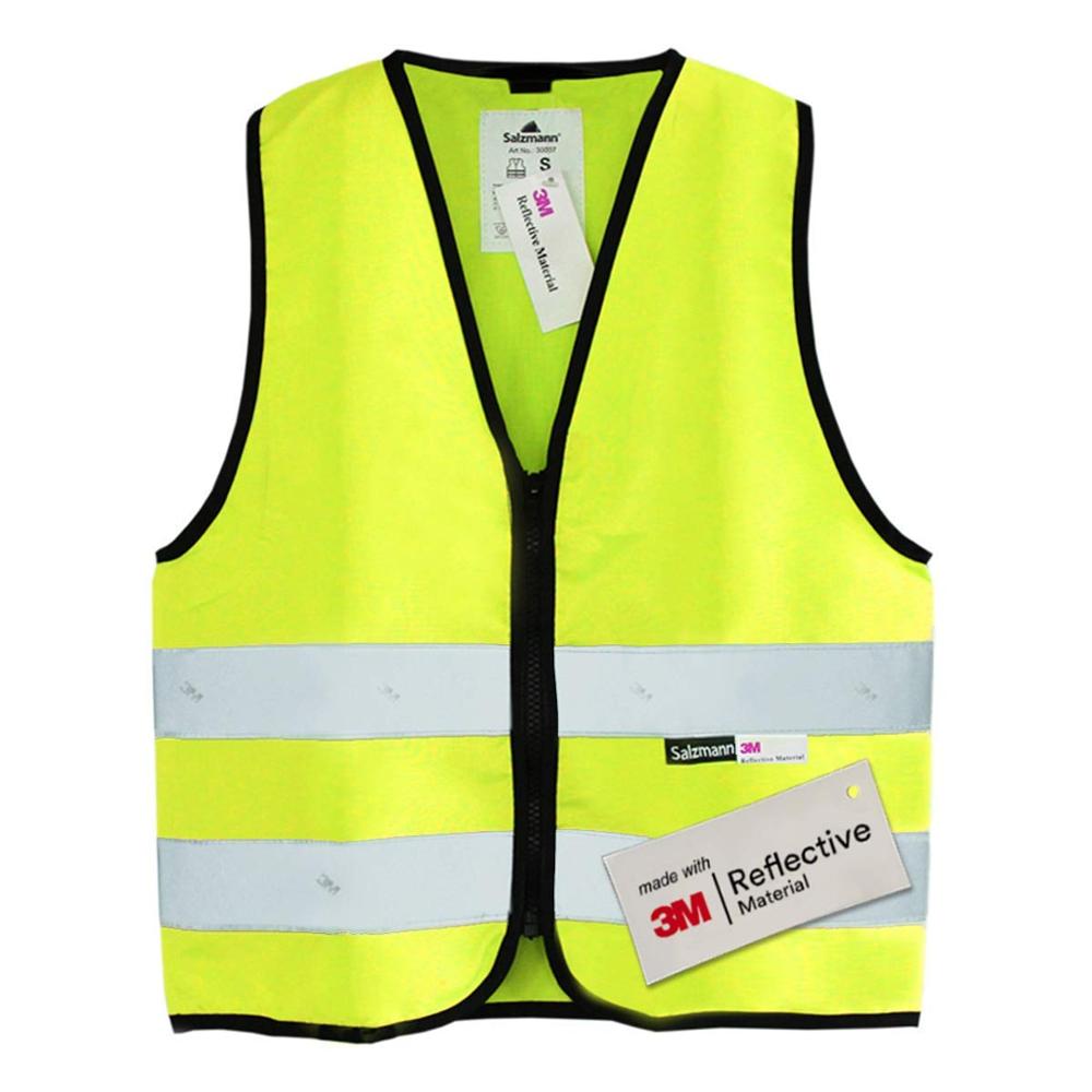 Salzmann 3 M freundlicher Sicherheit Weste, gemacht mit 3 M Reflektierende Material: fluo Gelb / S