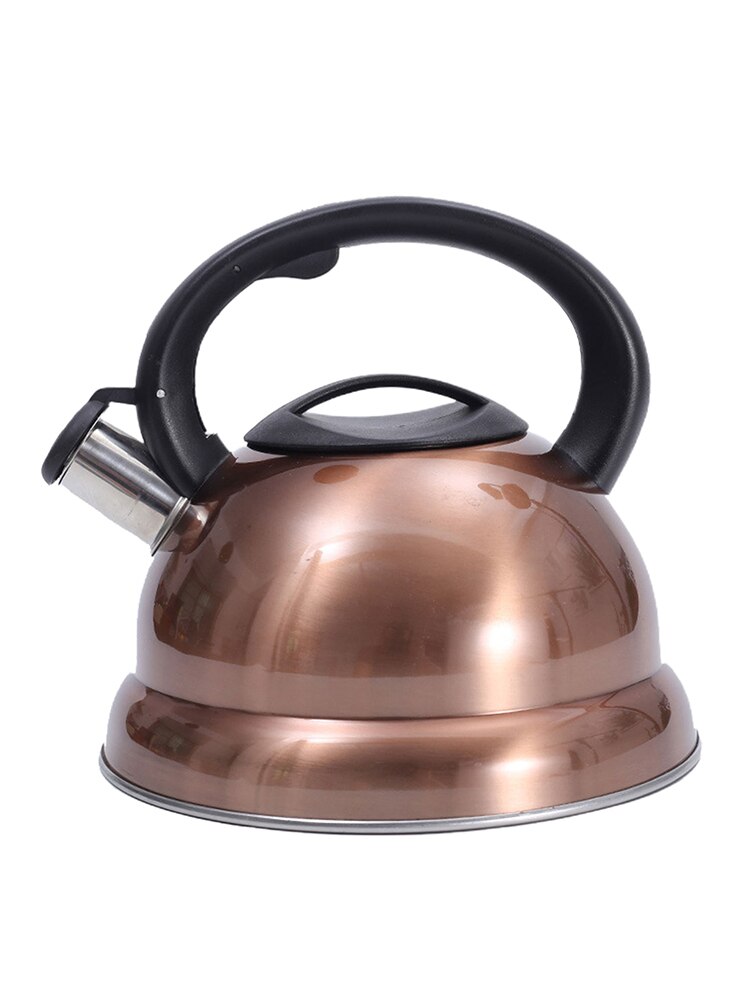 3L Stainless Steel Whistling Tea Kettle With Heat-proof Handle For Coffee Tea: Default Title