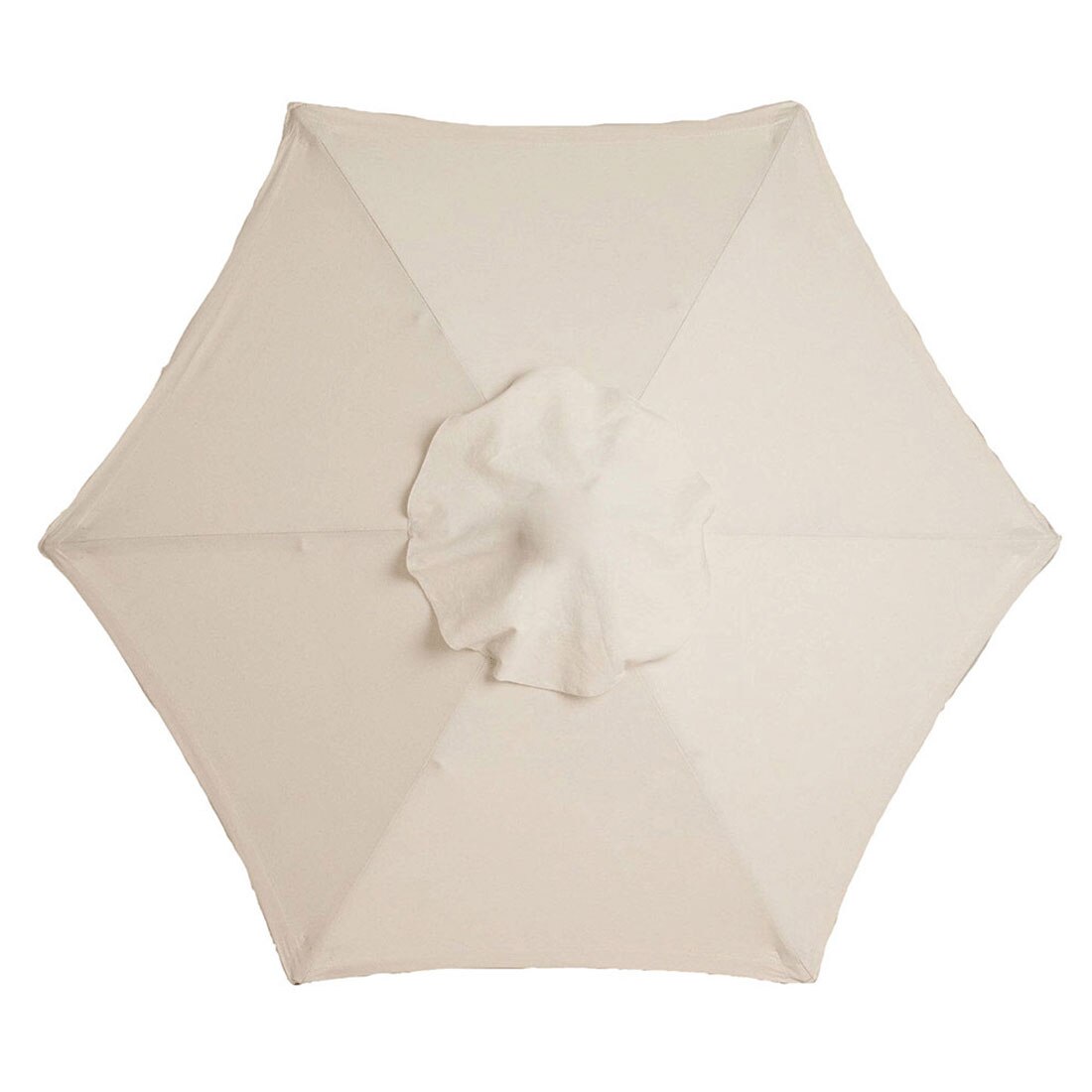 Skygge til terrasse let at installere have polyester holdbar baghave parasol baldakin parasol udendørs anti uv erstatningsbetræk: Beige