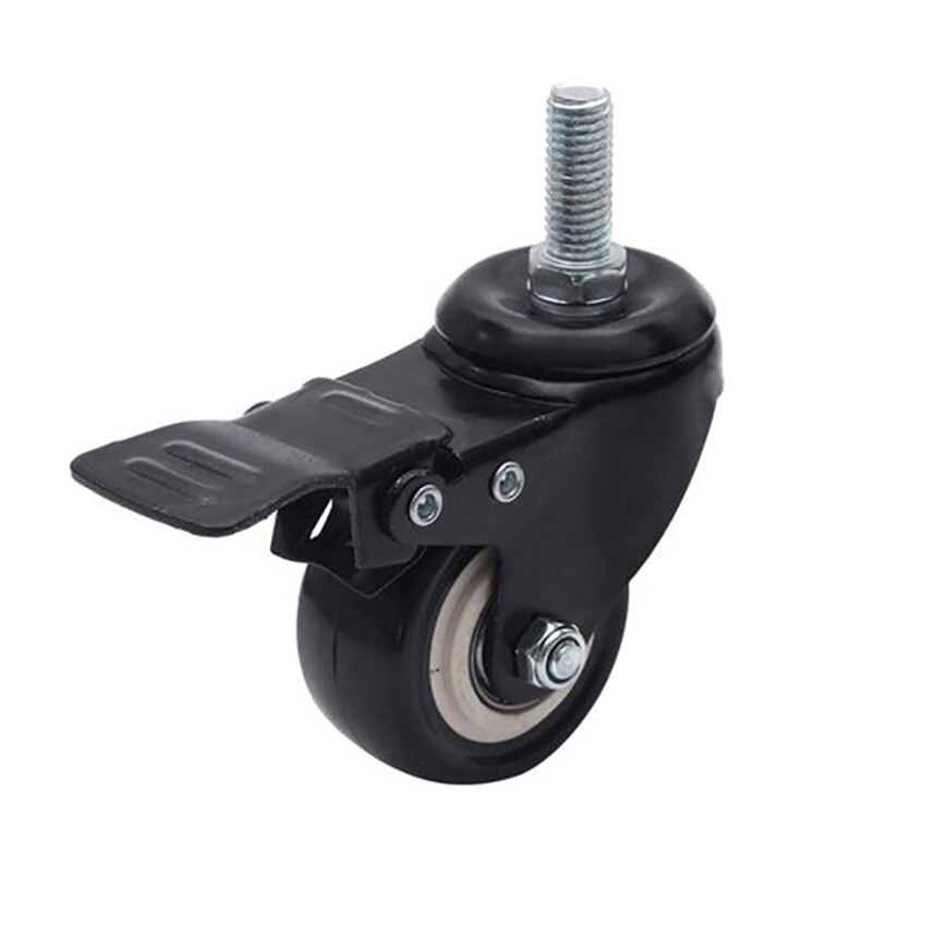 4 stykker / hjul hjul, kraftig universell, retningsbestemt, hjulhjul, låsehjul, svingplate til kontorstol