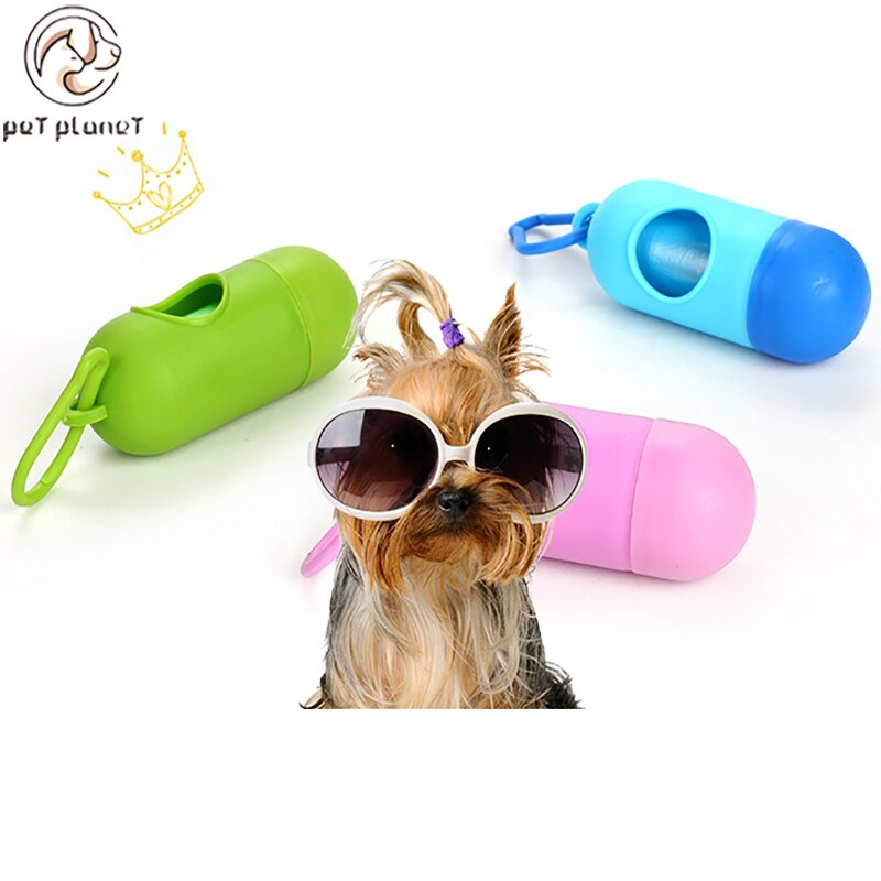 Portable Dog Trash Can Garbage Cleaning Dog Poop Bag Outdoor Dog Cleaning Bag Pet Accessories Supplies