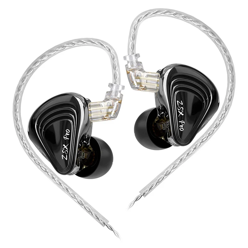 KZ ZSX Profi 5BA 1DD hybrid Antrieb Einheit Kopfhörer 10mm dynamisch Antrieb IEMs HIFI Sport Spiel Ohrhörer Musik Kopfhörer ZSXPRO ZAX ZAS ZAR: verrotten