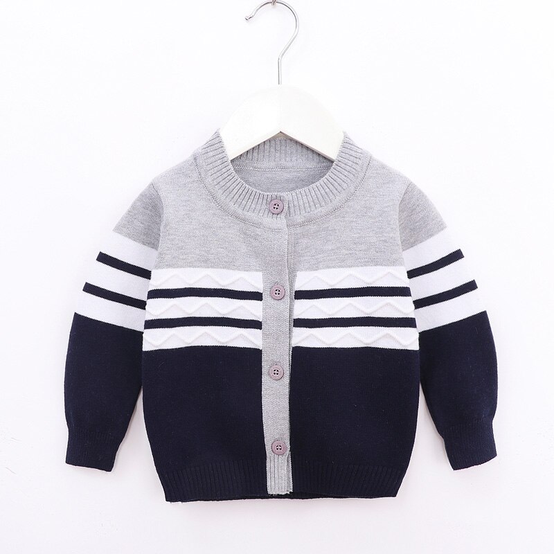 Vinter høst strikket kåpe cardigan genser baby barn klær gutter jenter gensere barn baby gutteklær 0-2y skoleklær