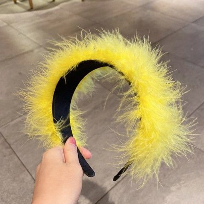 Feather Black Yellow Headband Wedding Photo Headdress Accessories Party Supplies Birthday Cosplay Christmas: SKY BLUE