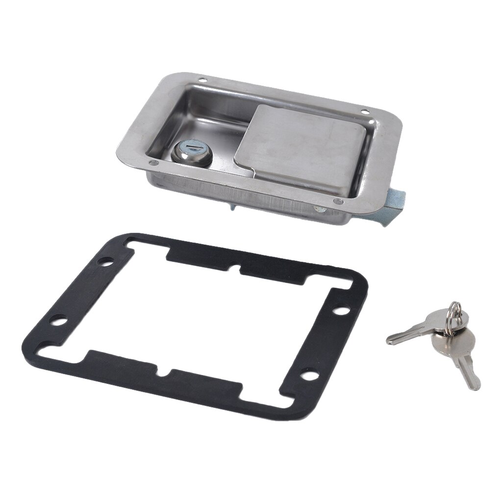 Travel Trailer Lock Stainless Steel Rv Door Latch Flush Mount Toolbox Latch
