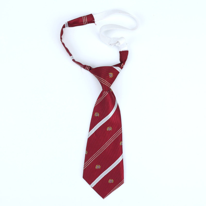Lazy JK Ties Boys Striped Neck Tie Girls Japanese Style for School Uniform Cute Necktie Solid Casual Childs Accessories Ties: black