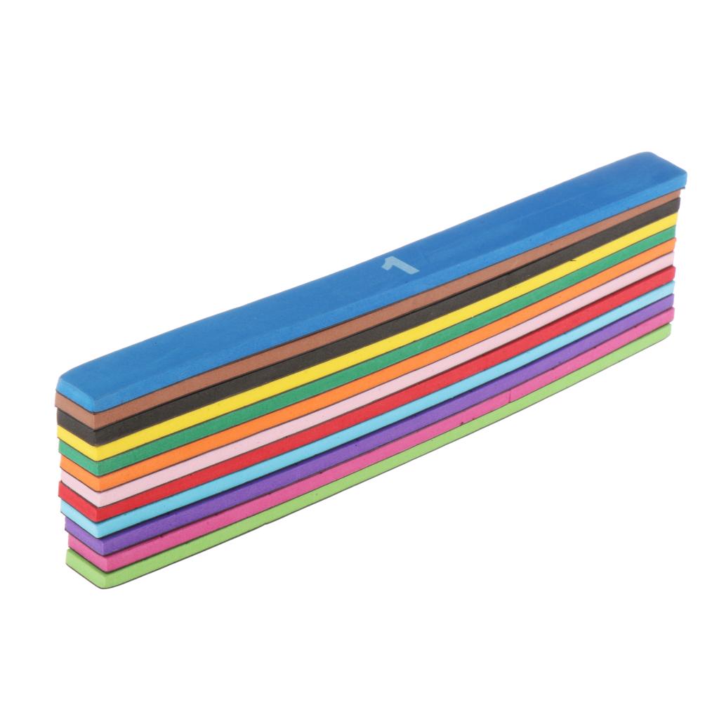 Magnetic Rainbow Fraction Tiles Soft Foam 83 Pieces, Ages 6+