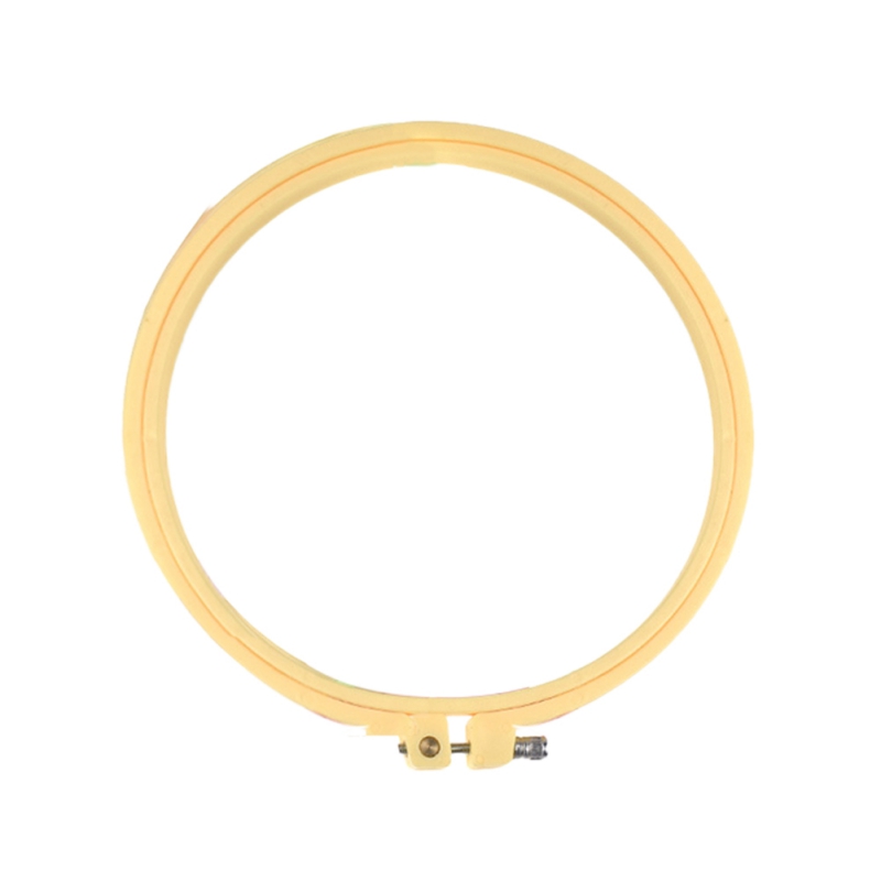 Plastic Embroidery Hoop Ring Frame Cross Verstelbare Naaien Tool Diy Needlecraft Kruissteek Machine Ronde Loop Hand: 18cm